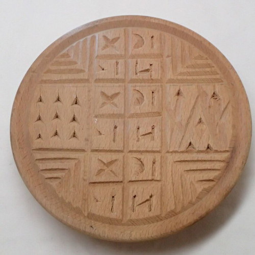 Orthodox wooden handmade prosphora stamp like new