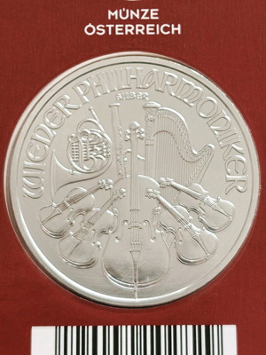 Vienna Philharmonic Silver Coin 1oz 999 New Bullion