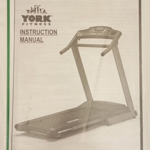 York Pacer 4850 treadmill used, foldable, home fitness