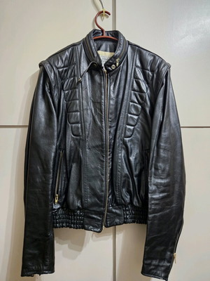 Jonathan Christopher leather jacket like new, size 44, black