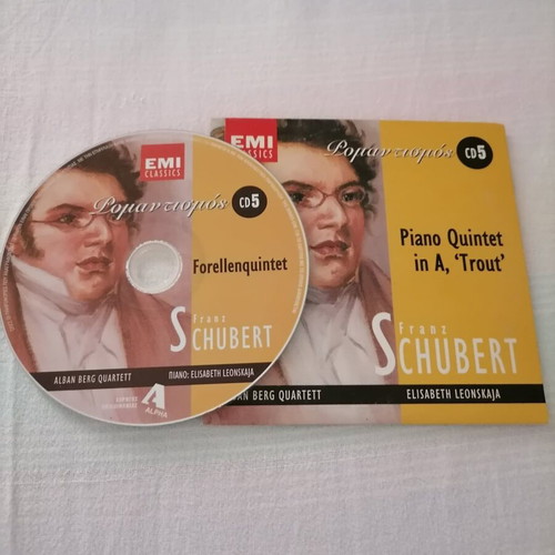 Franz Schubert Piano Quintet in A “Trout” CD new, classical music