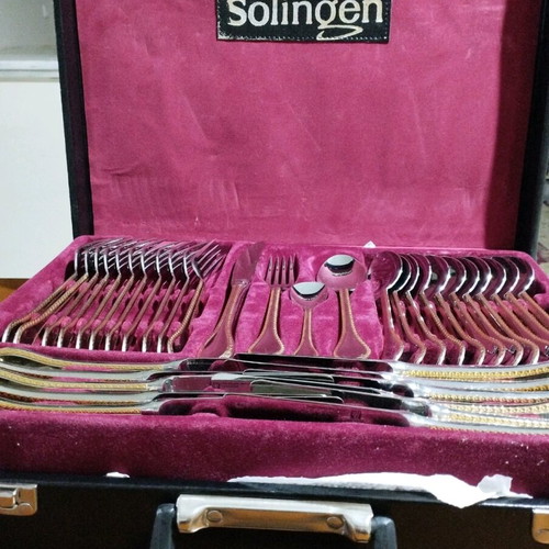 Solingen 18/10 Rostfrei stainless steel cutlery set 71 pieces like new