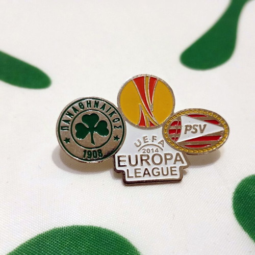 UEFA Europa League 2014 Panathinaikos - PSV Eindhoven collectible pin like new