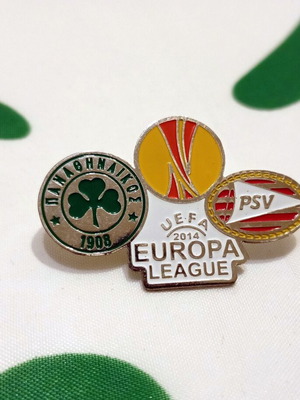 UEFA Europa League 2014 Panathinaikos - PSV Eindhoven collectible pin like new