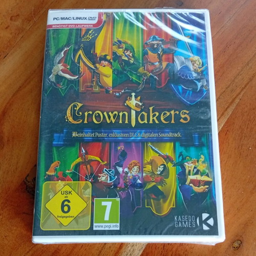 Crowntakers PC Mac Linux DVD-ROM game, German