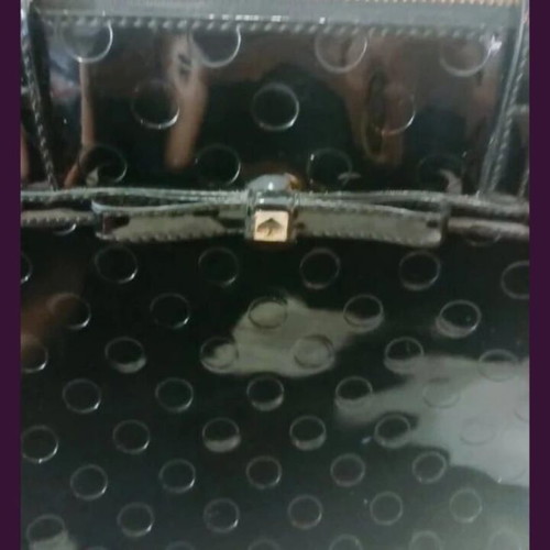 Kate Spade New York Patent Leather Tote bag used, black