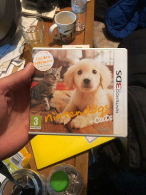 Nintendogs and cats case with manual like new without game