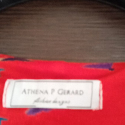Athena P Gerard women's kimono jacket like new, red