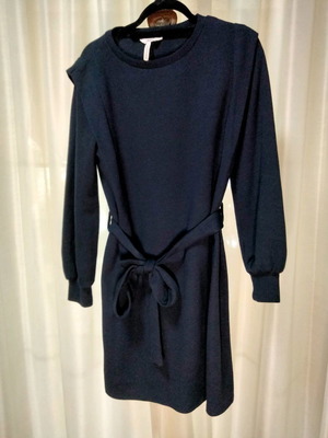 Object women's dress used, navy blue, size M