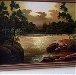  Πίνακας  Ρώσου   Ζωγράφου   MΠOΡΟΒΣΚΙΗ  Α.(Διαστάσεις  78  χ   58   cm)