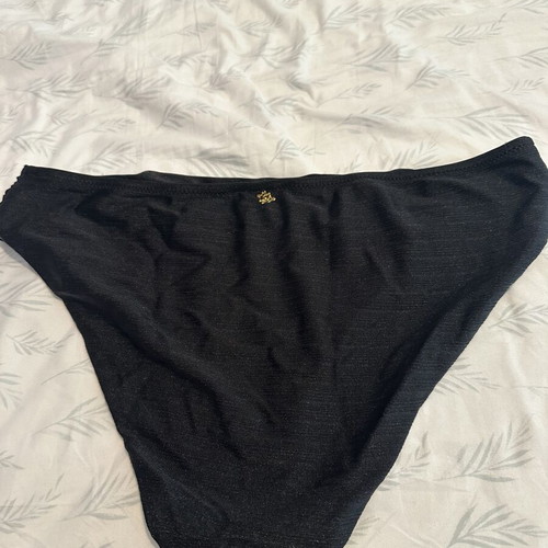 Luna Splendida black swimwear slip XL like new
