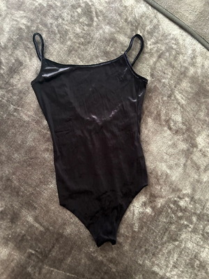 Velvet bodysuit Pink Woman new, small, black