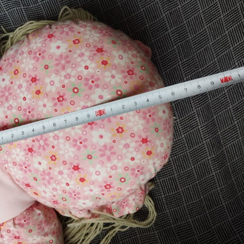 Cloth large talking doll 65cm used