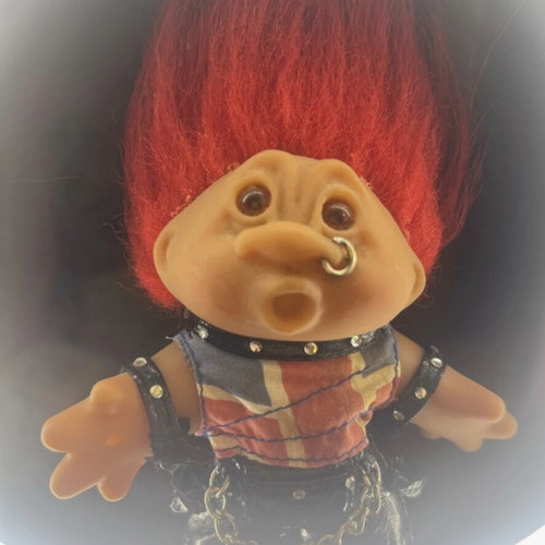 Vintage DAM Troll Punk Rocker 1986 used collectible