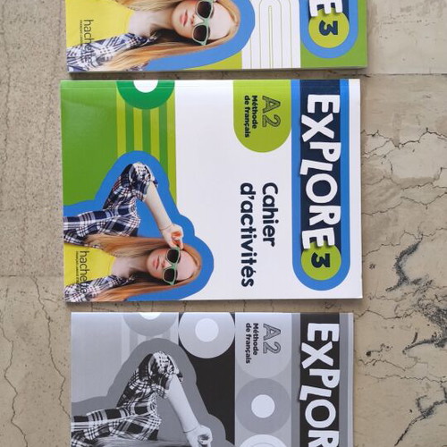 Explore 3 Methode de Francais A2 French Language Learning Pack new