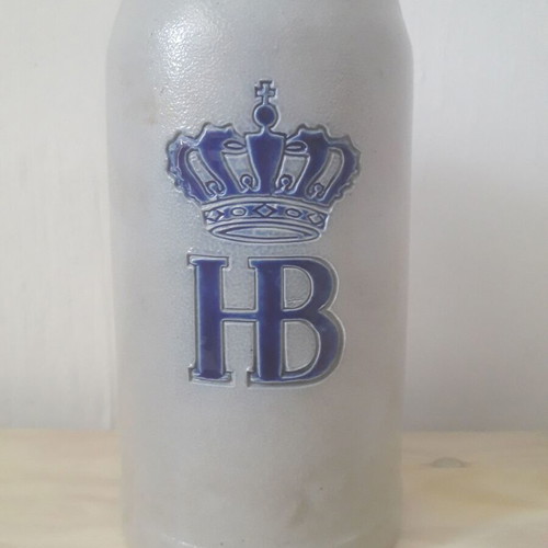 HB beer mug used, 1 l capacity