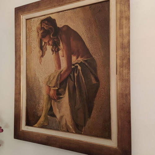 Angel Miguel Tejera oil painting 1971 like new