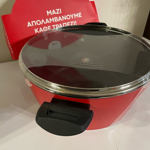 Izzy pot new 28 cm with glass lid Coca Cola