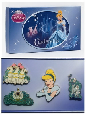 Σετ επετειακών καρφιτσών Cinderella Disney καινούργιο 150 κομμάτια