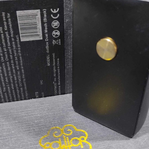 Dotmod Dotbox Dual Mech used, black aluminum, 2 x 18650