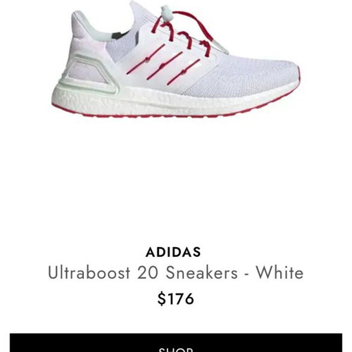 Adidas Ultra Boost 20 γυναικεία σαν καινούργια, άσπρα, μέγεθος 38