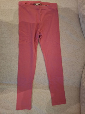 Girls' leggings pink H&M like new, size 122 cm for ages 6-7