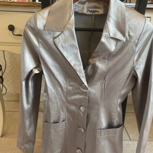 Elastic Silver Jacket like new, size S