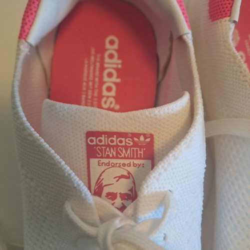 Adidas Stan Smith Primeknit sneakers new, white and pink