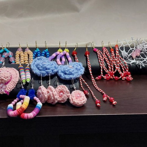 Handmade earrings new, unworn