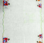 Unique vintage handmade tablecloth new