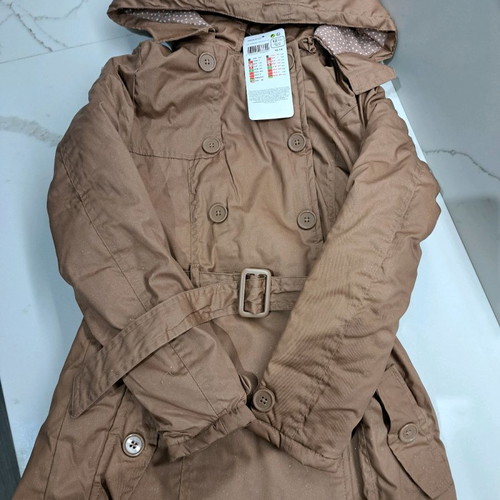 Orchestra girls' trench coat brown new size 12