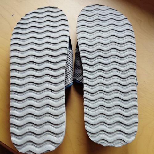Men's De Fonseca slippers used, size 44/45, blue and gray