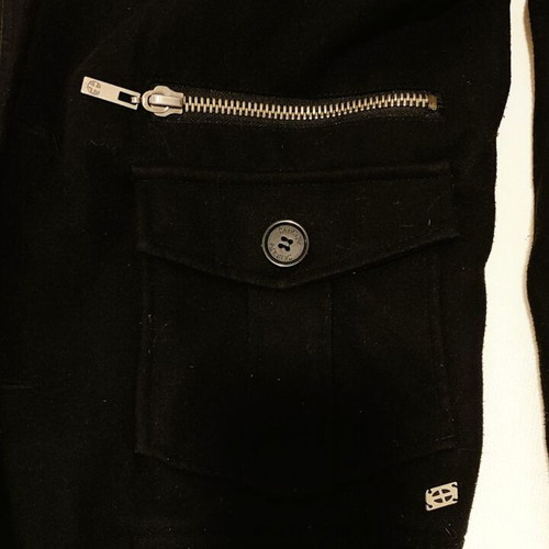 No Name Bomber Jacket unisex like new, black, medium