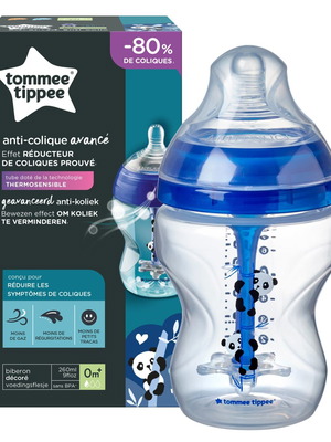 Tommee Tippee Μπλε Πλαστικό Μπιμπερό Advanced Anti-Colic 260ml Καινούργιο