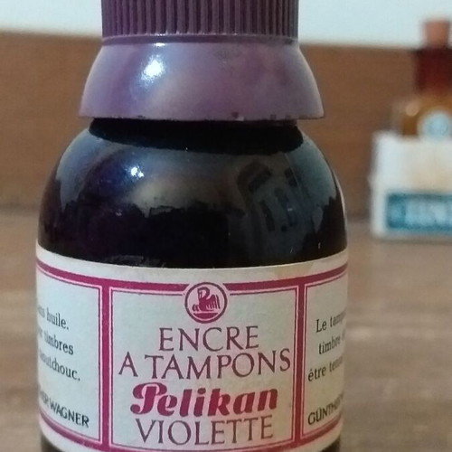 Pelikan collectible ink bottles used, set