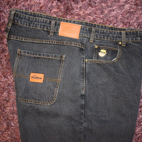Butter Baggies Jeans Men Size 36 Vintage used, black