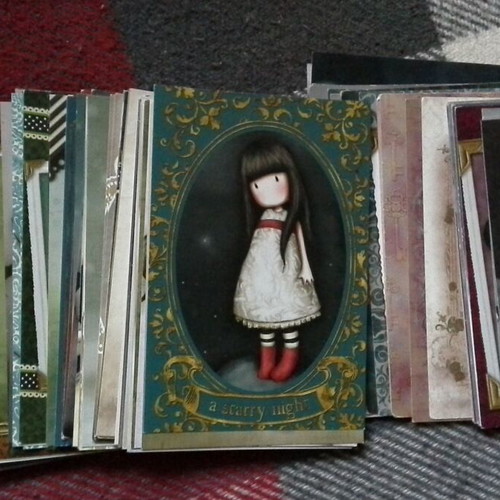 Santoro Gorjuss Panini cards like new, 117 pieces