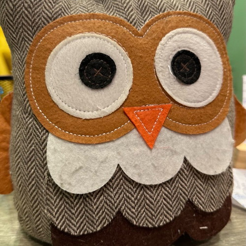 Owl decorative hanging like new