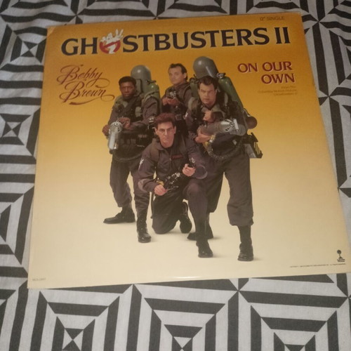 Bobby Brown On Our Own 12" vinyl single 1989 Ghostbusters II soundtrack