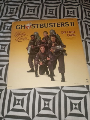 Bobby Brown On Our Own 12" vinyl single 1989 Ghostbusters II soundtrack