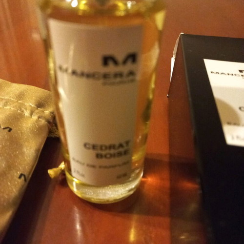 Mancera Cedrat Boise 60 ml, used once