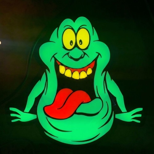 Slimer lamp like new with USB LED light and adjustable brightness