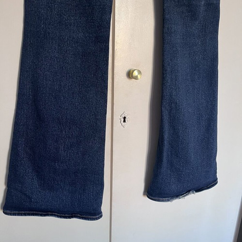 Τζιν American Eagle μεταχειρισμένο, καμπάνα, μέγεθος small, μπλε