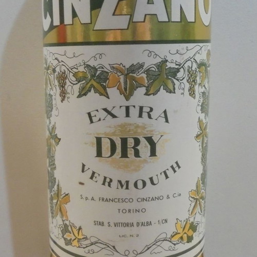 Cinzano Vermouth old sealed drink