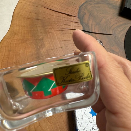Kosta Boda star-shaped candles like new