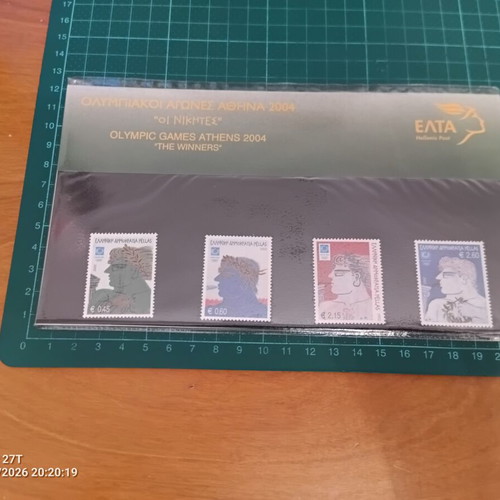 Olympic Games Athens 2004 Stamps new, The Winners series