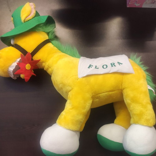 Flora collectible plush donkey like new