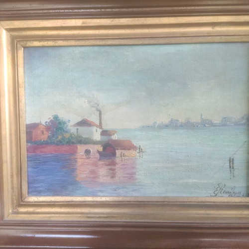Rossolymos oil painting used, size 42x32 cm