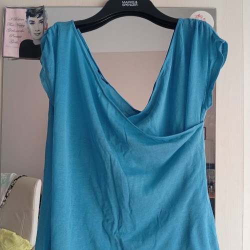 Pennyblack blue summer blouse, size M