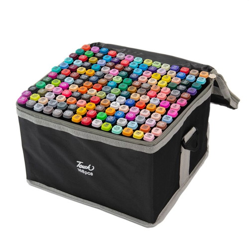 Professional painting markers 168 pieces with dual tip new